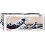 Eurographics Grande onda di Kanagawa - Puzzle panoramico di Hokusai 1000 pezzi