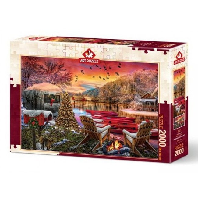 Puzzle del campo di rimorchio 2000 pezzi