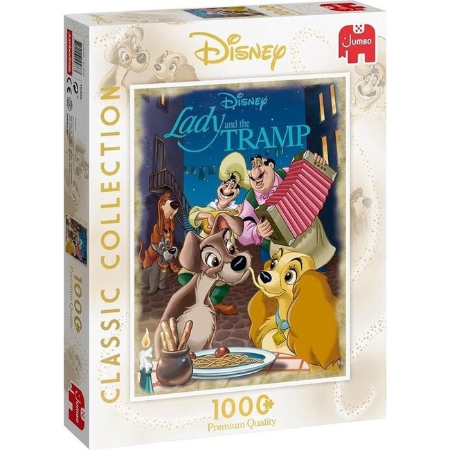 Collection classique - Lady and the Tramp Puzzle 1000 pièces