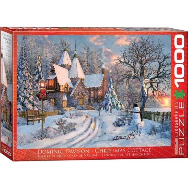 Christmas Cottage - Dominic Davison Puzzle 1000 pezzi