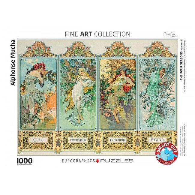 Alphonse Mucha Puzzel 1000 Stukjes