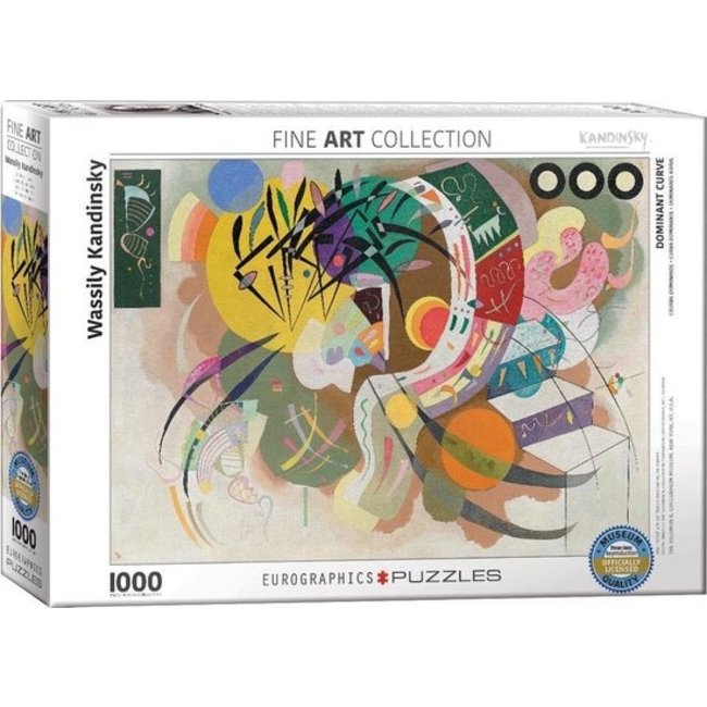 Eurographics Wassily Kandinsky Puzzle 1000 Piezas Curva Dominante