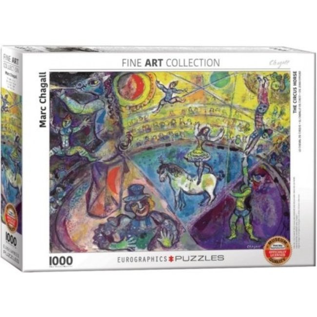 Marc Chagall Der Zirkus-Pferd 1000 Puzzleteile