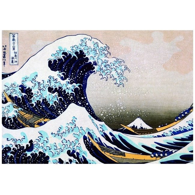 Große Welle Hokusai 1000 Puzzleteile