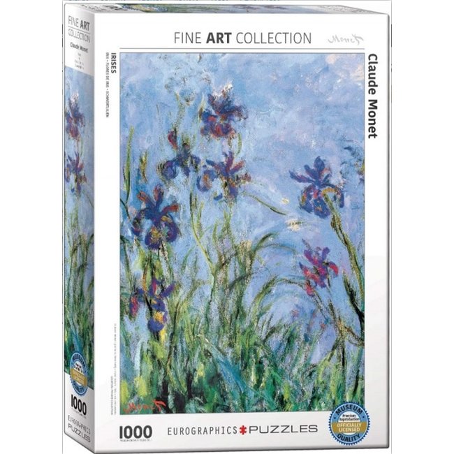 Claude Monet Puzzle 1000 Pieces Irises