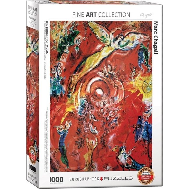 Eurographics Marc Chagall Puzzle 1000 Pieces The Triumph