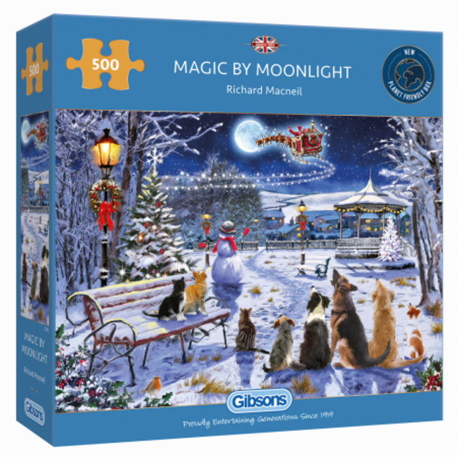 Gibsons Magic by Moonlight Puzzle 500 Pieces