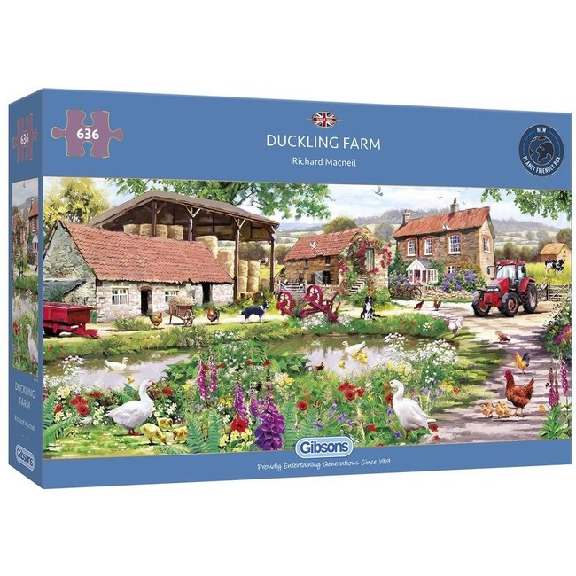 Puzzle de la granja de patitos 636 piezas