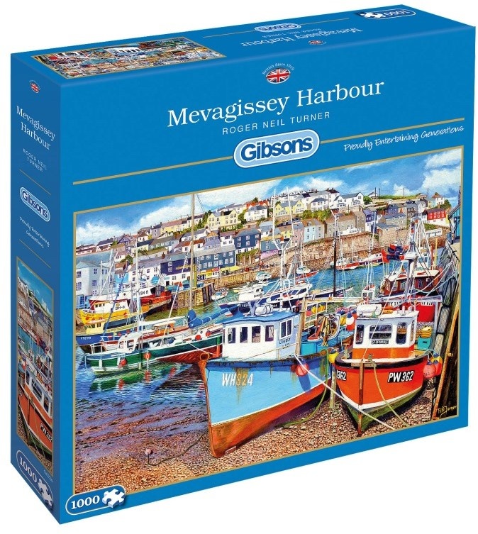 Mevagissey Harbour Puzzel 1000 Stukjes