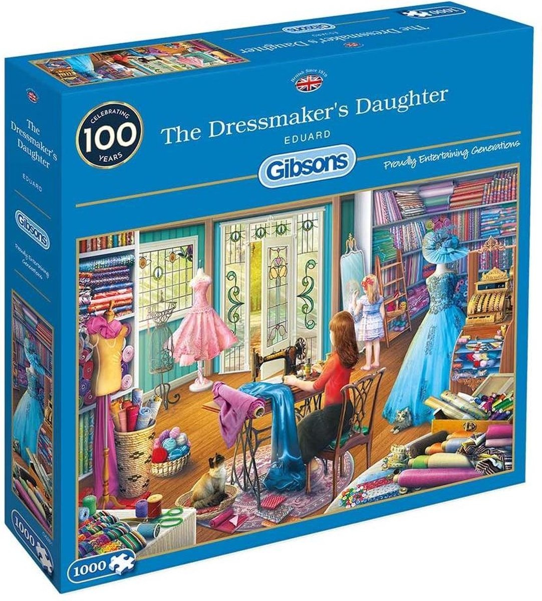 Fille 1000 Pièces de puzzle du Couturière 