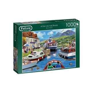 Falcon A Day on the River Puzzel 1000 Stukjes