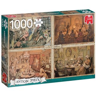 Jumbo Anton Pieck 1000 Wohnzimmer Puzzle Pieces