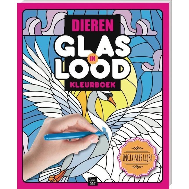 Dieren Glas in Lood Kleurboek