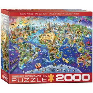 Eurographics Crazy World Puzzel 2000 Stukjes