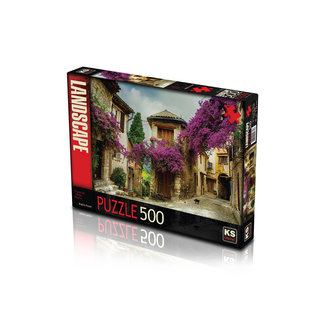 KS Games Flowered Village House Puzzel 500 Stukjes