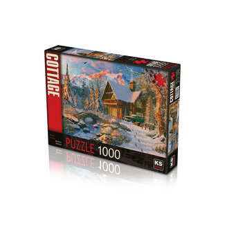 KS Games Puzzle des vacances d'hiver 1000 pièces