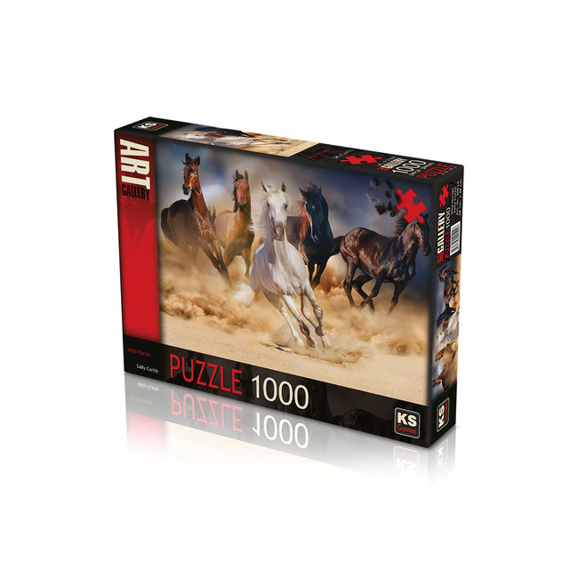 Puzzle de caballos salvajes 1000 piezas