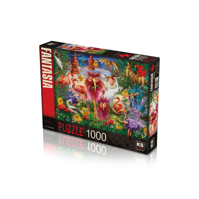 KS Games Puzzle "Ugly Birds" 1000 pièces