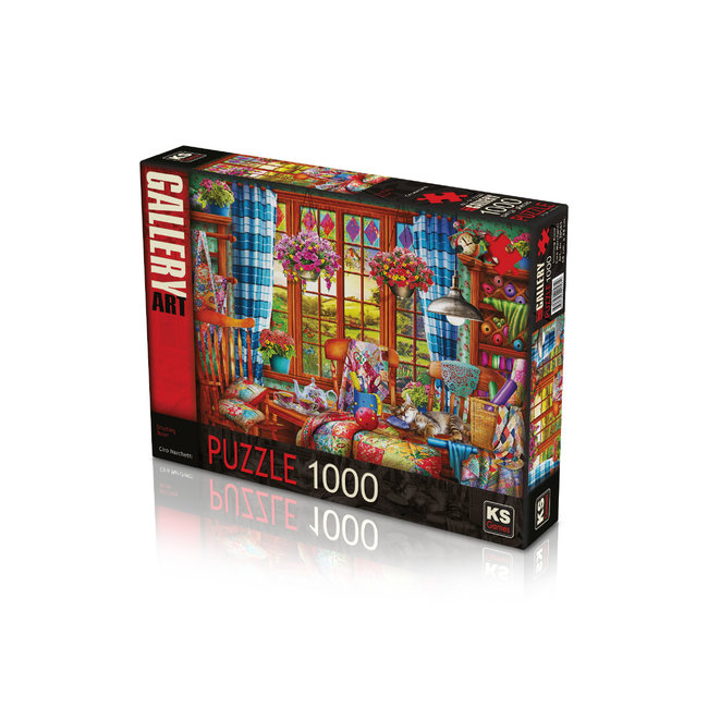 KS Games Puzzle de la chambre de couture 1000 pièces