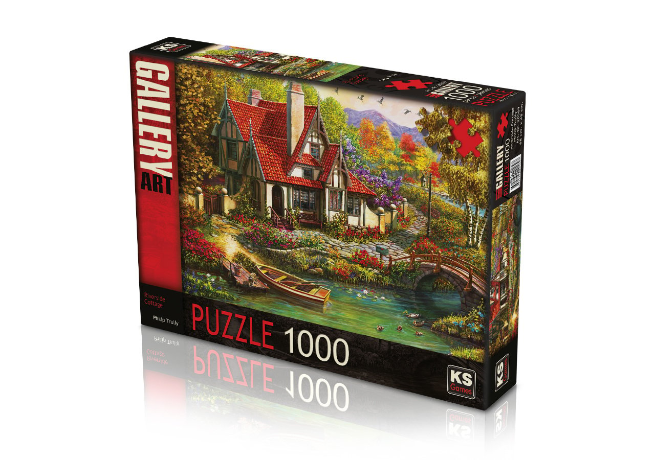 Riverside Cottage Puzzel 1000 Stukjes