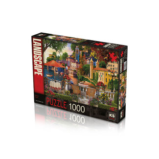 KS Games Côte italienne Puzzle 1000 pièces