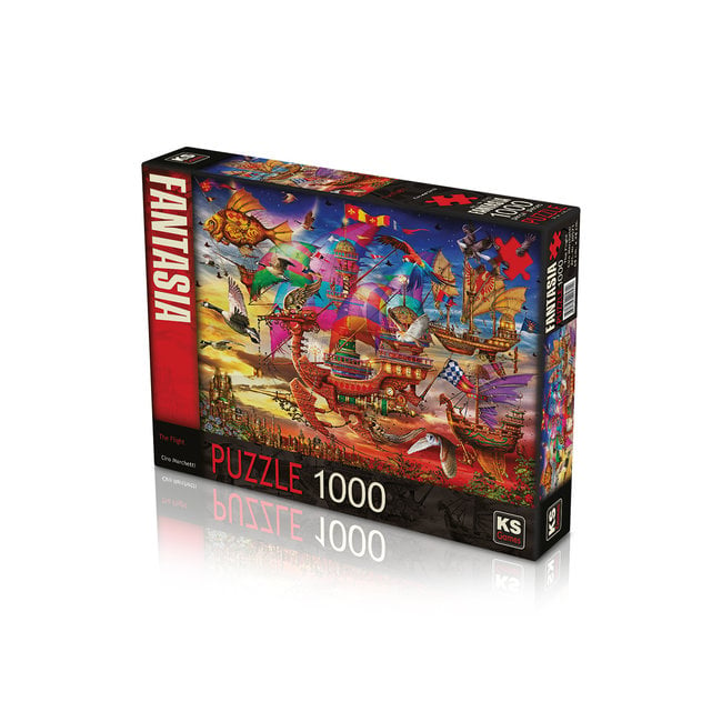 Die Flug 1000 Puzzleteile