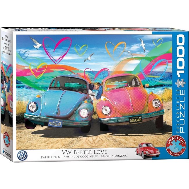 Eurographics VW Beetle Love - Puzzle Parker Greenfield 1000 Piezas