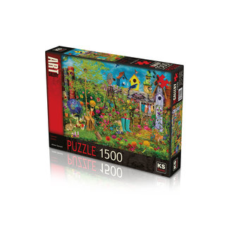 KS Games Puzzle 1500 pièces - Jardin d'été