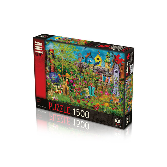 Puzzle del giardino estivo 1500 pezzi