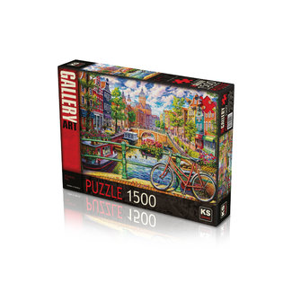 KS Games A Colorful City Puzzel 1500 Stukjes