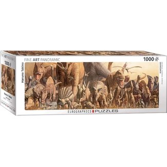 Eurographics Dinosaures - Haruo Takino Panorama Puzzle 1000 pièces