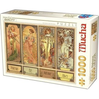 Dtoys Alphonse Mucha Puzzel 1000 Stukjes