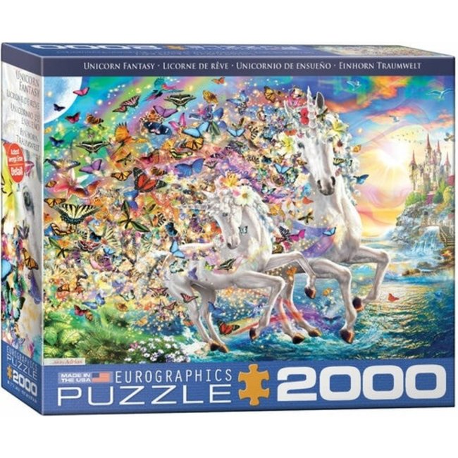 Eurographics Puzzle Unicornio Fantasía 2000 Piezas