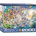 Eurographics Puzzle Fantaisie Licorne 2000 pièces