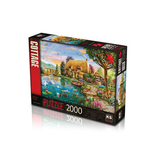 KS Games Lakeside Cottage Puzzle 2000 Pieces