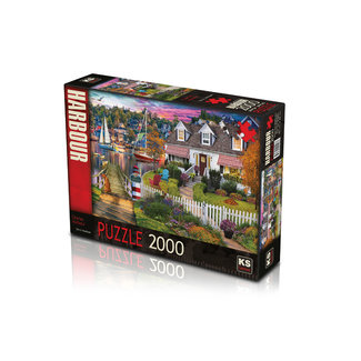 KS Games Charles Harbor 2000 Puzzle Pieces