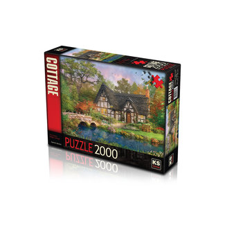 KS Games The Stoney Bridge Cottage Puzzle 2000 Pieces