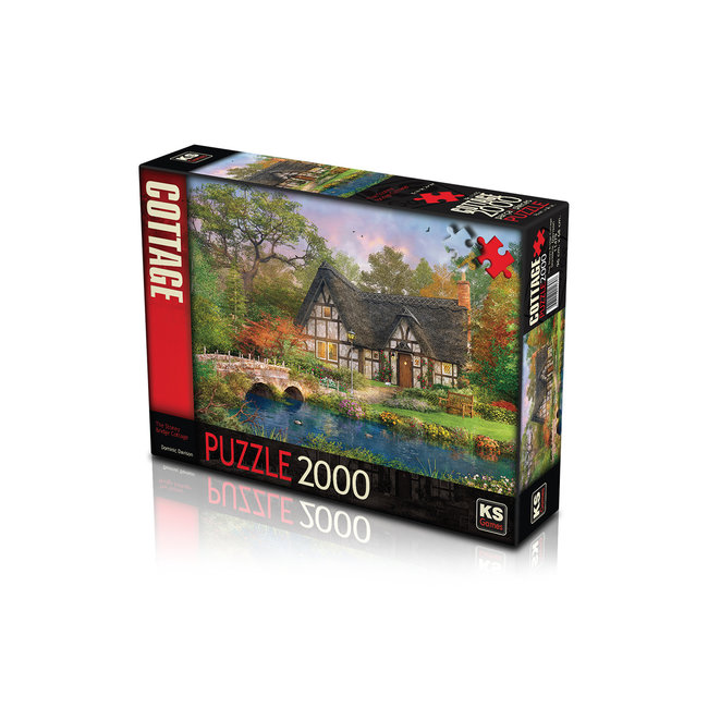 KS Games Das Stoney Bridge Cottage 2000 Puzzle Pieces