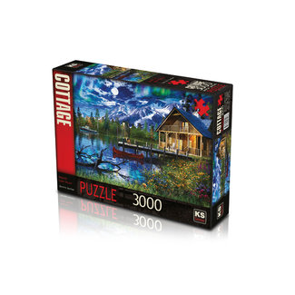 KS Games Moonlit Lake House Puzzle 3000 Pieces