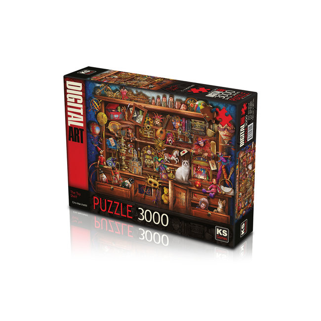 Die Spielzeug-Regal 3000 Puzzleteile