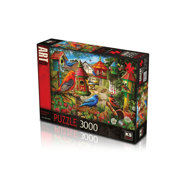 KS Games Casa de pájaros Jardines Puzzle 3000 piezas