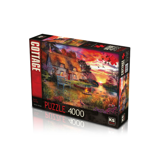 KS Games Sunset Cottage 4000 Puzzle Pieces