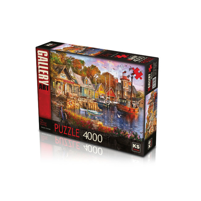 Puzzle de la noche del puerto 4000 piezas