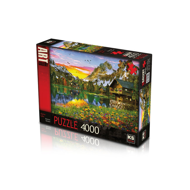 Puzzle 4000 pièces - Lacs alpins