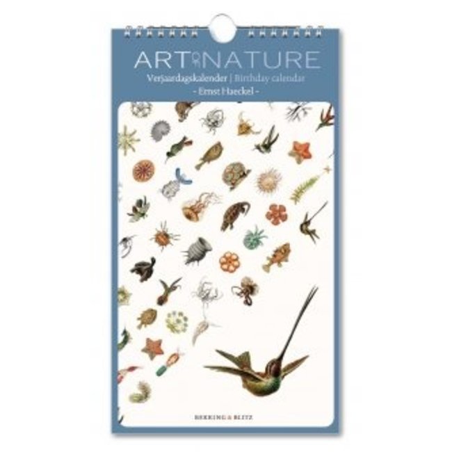 Arte de la Naturaleza Calendario de cumpleaños de Ernst Haeckel