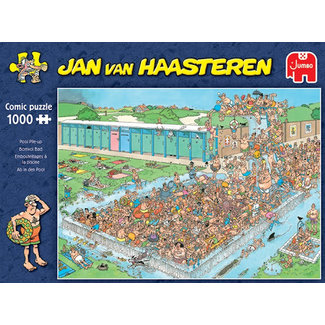 Jan van Haasteren Jan van Haasteren - Jam-packed Bath Puzzle 1000 Pieces