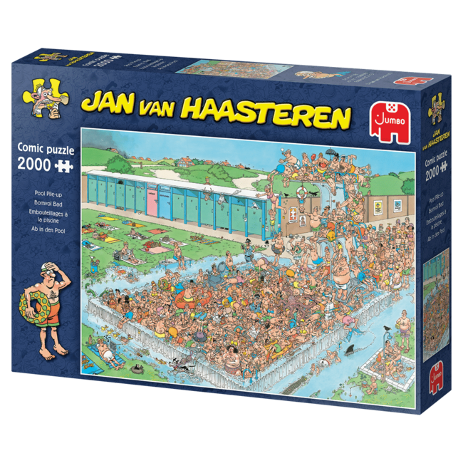 Jan van Haasteren Jan van Haasteren - Jam-packed bath 2000 pieces