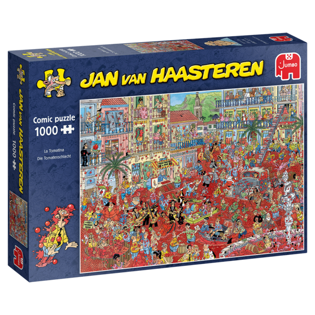 Jan van Haasteren - La Tomatina 1000 Puzzle Pieces