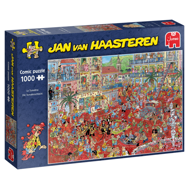 Jan van Haasteren - La Tomatina Puzzle 1000 Piezas