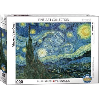 Eurographics Starry Night - Vincent van Gogh Puzzel 1000 Stukjes